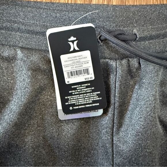 Hurley Gray Joggers with Light Blue Detail - Picture 4 of 8